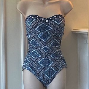 NWT Tommy Bahama Bandeau swimsuit size 8